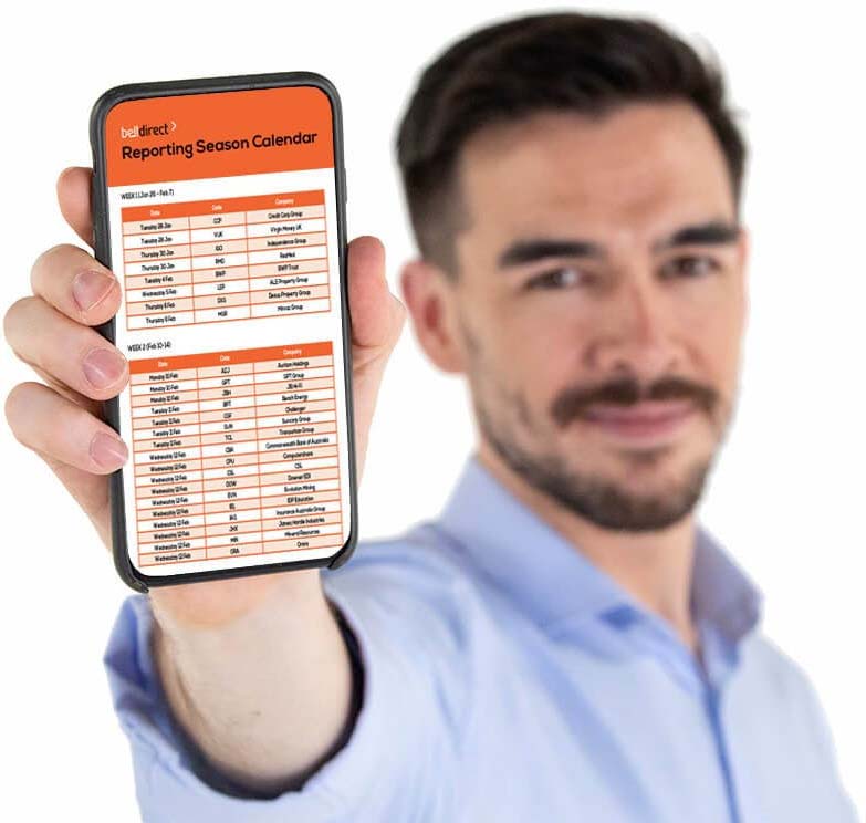 Reporting season banner