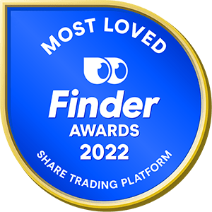 Finder 2022 Most Loved Share Trading Platform