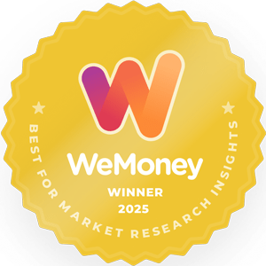 WeMoney - Winner 2025 - Best for market research insights.